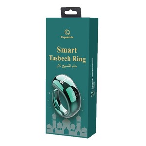 แหวนดิจิทัลนับซิกร ควบคุมผ่านแอพ แหวนอัจฉริยะสำหรับการสวดมนต์ รอมฎอน อิสลาม แหวนนับจำนวนอิเล็กทรอนิกส์ - Product Image 1
