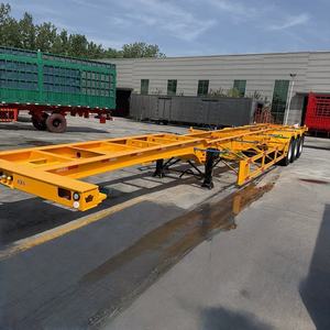 Remolque Esqueleto para Contenedores de 3 Ejes, 40 pies/45 pies, Chasis de Alta Resistencia para Transporte de Contenedores, Venta Directa de Fábrica - Product Image 4