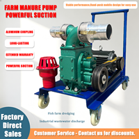 Pompe à eaux usées métallique DaringFish 30m/h ~ 55m/h pour système d'irrigation agricole, puissante, auto-amorçante et anti-colmatage