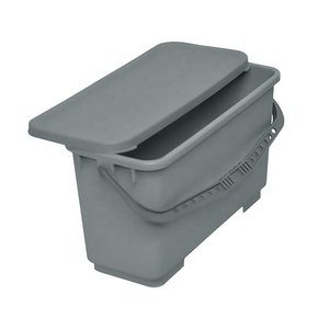 Herramientas de limpieza personalizables de alta calidad, Cubo de microfibra para limpieza de ventanas rectangular de plástico de 25L y 6 galones - Product Image 6