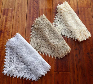 Camino <span class=keywords><strong>de</strong></span> <span class=keywords><strong>Mesa</strong></span> Bordado a Máquina con Jacquard, 100% Poliéster Satinado, con Bordado <span class=keywords><strong>de</strong></span> Rosetas, <span class=keywords><strong>para</strong></span> Uso en el Hogar y Hoteles - Product Image 5