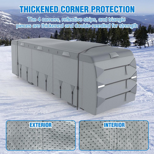 Heavy Duty 34-37ft Camper Cover Coupe-Vent Anti UV Rip Stop Classe A Motorhome Cover Avec Accessoires - Product Image 5