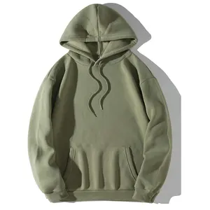 Factory Sale 900 Gsm Hoodie Custom Heavyweight Blank Cotton Hoodie Fleece Plus Size Men Mint Green Hoodie