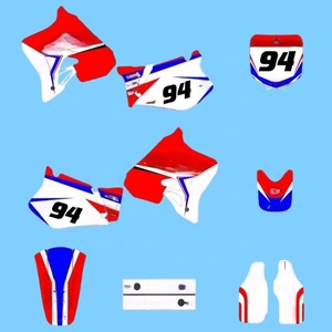 Autocollants de haute qualité TZ167 pour pièces de moteur, silencieux, film cristal pour moto, autocollants décoratifs pour moto <span class=keywords><strong>HONDA</strong></span> CR125 CR250 - Product Image 6