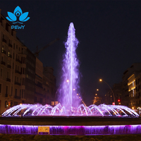 Fontaine d'eau dansante en acier inoxydable avec jets LED RGB et éclairage synchronisé pour Plazaozzles – Plus de 20 ans d'expérience