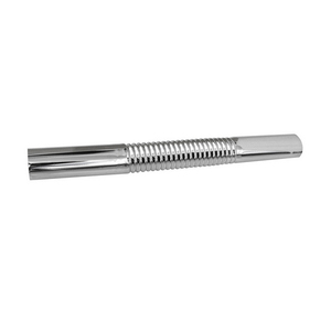Desagüe de latón acanalado cromado de 30x250 mm para drenaje de fregadero - Product Image 1