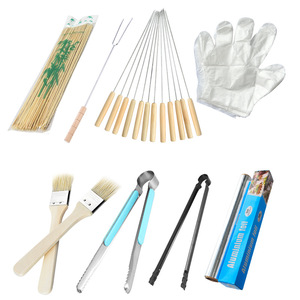Juego de herramientas para barbacoa al aire libre, 8 piezas, accesorios multiusos para parrilla, para cocinar, asar y usar en picnics. - Product Image 4