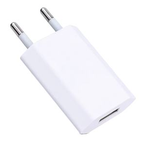 Chargeur mural USB EU pour <span class=keywords><strong>iPhone</strong></span> <span class=keywords><strong>7</strong></span> 8 6 6S <span class=keywords><strong>Plus</strong></span> X XR XS 11 12 13 Pro Max 5 5S SE 2020 Adaptateur de prise USB - Product Image 1