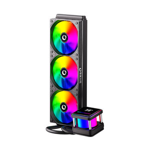 Zeromaster mới hiển thị kỹ thuật số 360mm argb làm mát chất lỏng <span class=keywords><strong>CPU</strong></span> tương thích với Intel <span class=keywords><strong>AMD</strong></span> trường hợp máy tính trò chơi <span class=keywords><strong>CPU</strong></span> - Product Image 1