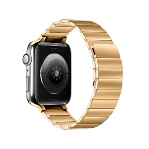 Bracelet de montre magnétique de luxe en acier inoxydable pour Apple Watch Ultra pour accessoires de montre intelligente