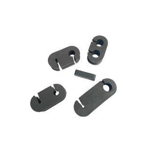 डबल-होल सदमे अवशोषण ब्लॉक Gdk-41 - 21/28 मिमी छेद, 50 मिमी केंद्र अंतराल और 30 मिमी ऊंचाई - Product Image 4