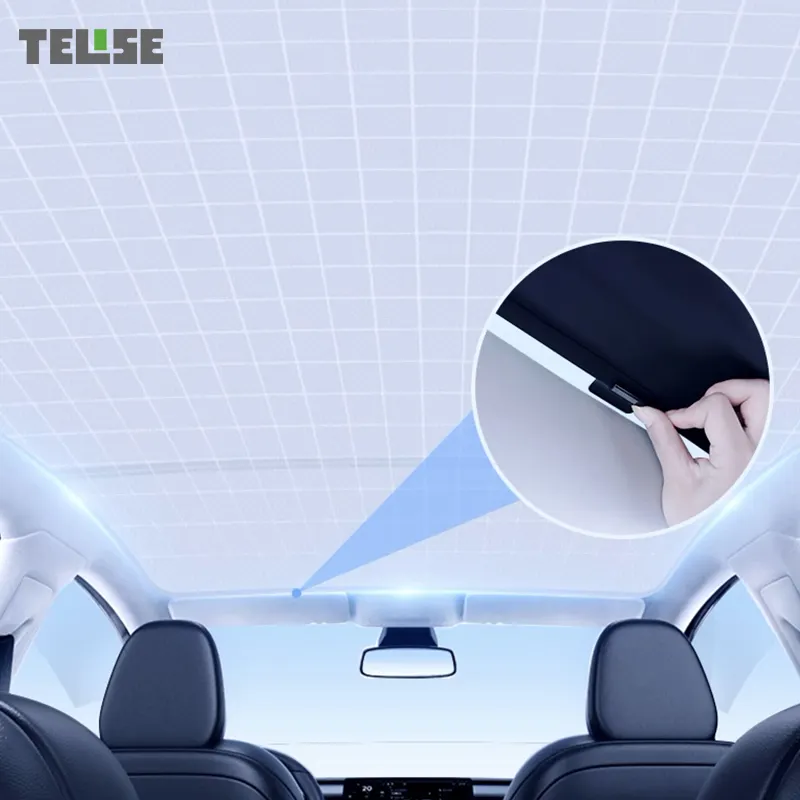 2024 telise phụ kiện nội thất UV bảo vệ kính mái che nắng toàn cảnh cửa sổ trời cho Tesla mô hình y mô hình 3