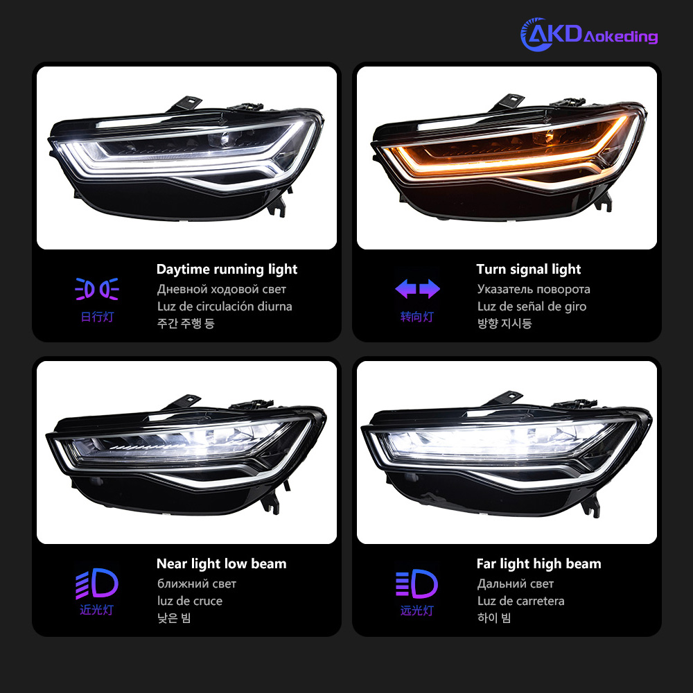 Kit Illuminazione LED Interno Per Audi A6 C7/4G Avant - 6000K Bianco Freddo (19 Pezzi)