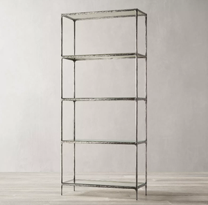 Muebles <span class=keywords><strong>de</strong></span> sala <span class=keywords><strong>de</strong></span> estar <span class=keywords><strong>de</strong></span> aspecto rústico rico <span class=keywords><strong>de</strong></span> lujo para interiores con Estantes <span class=keywords><strong>de</strong></span> metal forjados a mano - Product Image 4