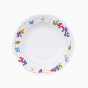 Plato de Melamina Desechable Ecológico y Fácil de Limpiar, Redondo de 8 Pulgadas, Diseño Floral Vintage, Patrón Personalizable, Marca <span class=keywords><strong>AIMI</strong></span> - Product Image 6