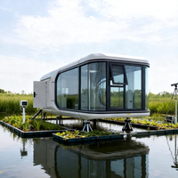 OCM Portable Préfabriqué Acier Apple Cabine Espace Capsule Maison Extensible Smart Modulaire Minuscule Pod École Salon Chambre Entrée