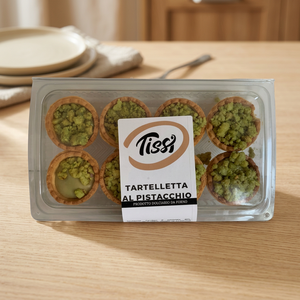 Tartellette al Pistacchio Tissi 180g X 9pz, Pasticceria Artigianale Italiana, Congelate in Confezione, da Cuocere Prima del Consumo - Product Image 3