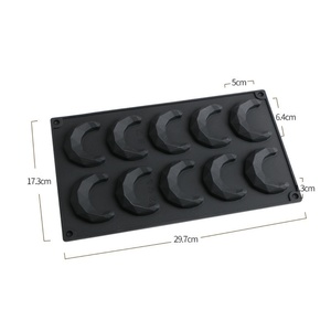 แม่พิมพ์ซิลิโคนรูปทรงเพชร 3 มิติ 10 ช่อง สำหรับทำมูสเค้ก สบู่ ขนมหวาน ฉลองอีดมูบารัค รอมฎอน - Product Image 5