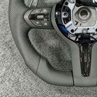 Volante Deportivo OEM Estándar para Automóvil, Totalmente Perforado, de Cuero Auténtico, para BMW F10 F30 F90 F92 F93 F07 F06 F03 F13