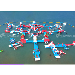 Juegos inflables <span class=keywords><strong>de</strong></span> PVC en el agua Flotadores inflables para lagos Juegos <span class=keywords><strong>de</strong></span> deportes acuáticos portátiles Obstáculos <span class=keywords><strong>de</strong></span> agua - Product Image 4