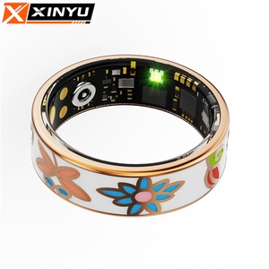 Anneau intelligent ODM/OEM R18, tracker de santé pour adolescents, boîtier en céramique, moniteur de sommeil et de forme physique, contrôle par application, étanche IP68, charge magnétique - Product Image 2