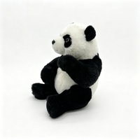 Peluche Panda Douce et Réaliste, Jouet en Peluche Panda Géant, Adorable Peluche Panda Assis pour Enfants, Cadeaux et Vente en Gros