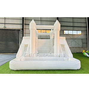 Château <span class=keywords><strong>gonflable</strong></span> adulte bleu pastel Offre Spéciale <span class=keywords><strong>gonflable</strong></span> et maison de rebond avec la glissière - Product Image 4