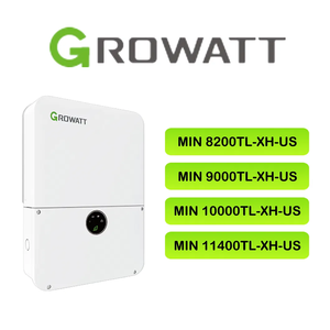 Inversor Solar Monofásico Growatt MIN 8200-11400TL-XH-US para Sistemas de Almacenamiento de Energía Doméstica en EE. UU. - Product Image 1