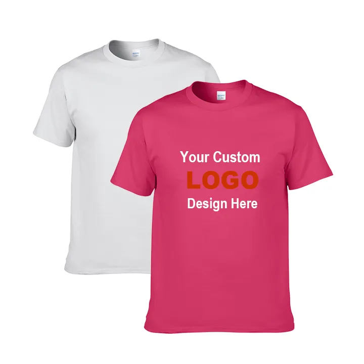 High quality women's t-shirt custom logo loose fashion street wear cotton plain over sized t shirt custom printing men