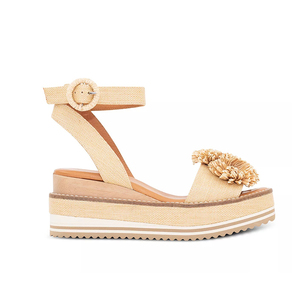 Zeppa con zeppa alla caviglia scarpe <span class=keywords><strong>donna</strong></span> sandali scarpe <span class=keywords><strong>estive</strong></span> piatte - Product Image 2