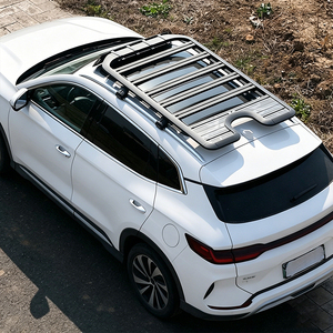 Panier <span class=keywords><strong>de</strong></span> <span class=keywords><strong>toit</strong></span> en alliage d'aluminium pour bagages, échelle latérale et boîte latérale pour Citroën C5 Aircross 2018-2026 - Product Image 4
