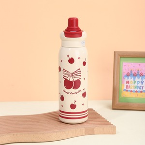 Cartoon Insulated Water Bottle 500ml Portable With Strap For Girls Office Use - Product Image 4