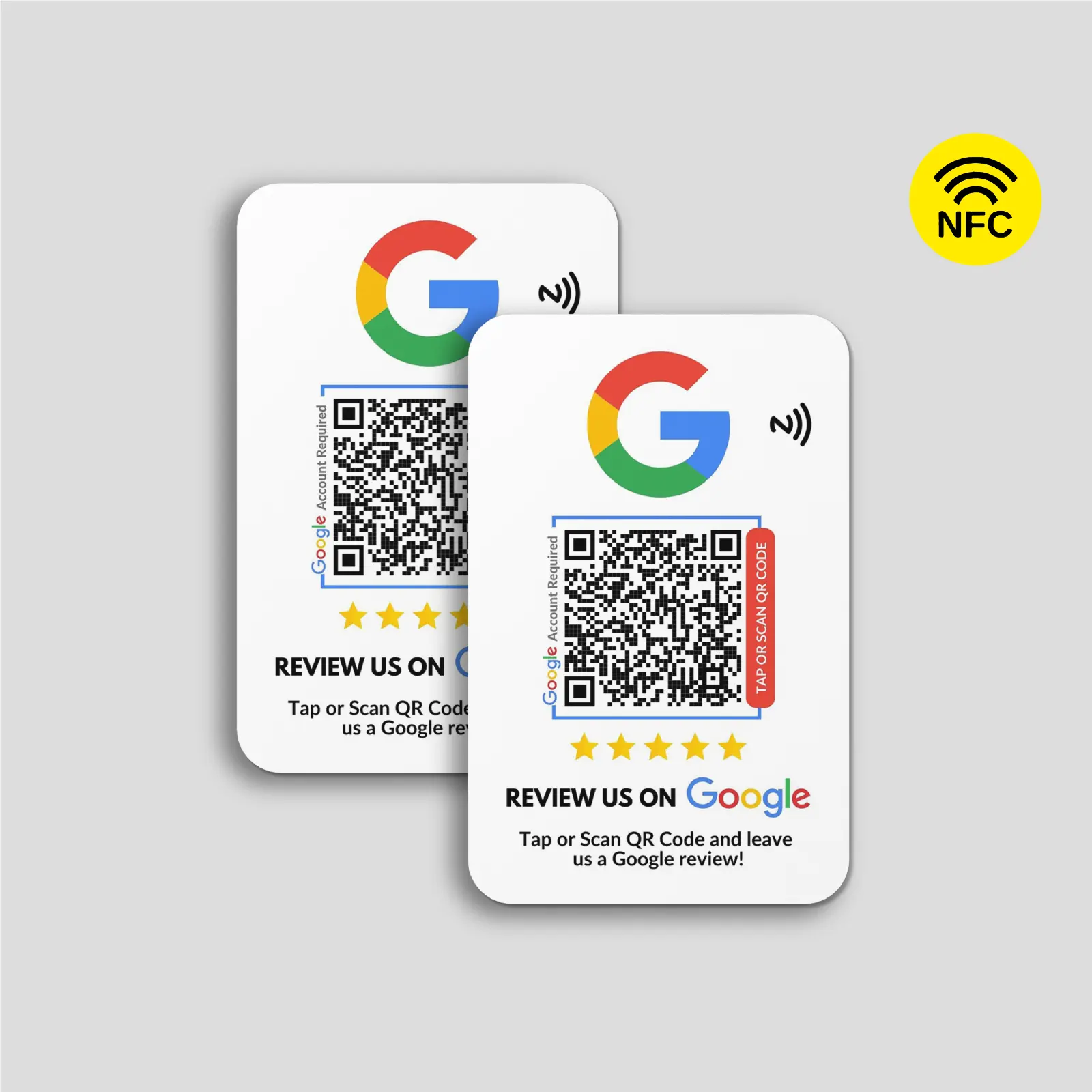 Pencetakan khusus ulasan Google kartu Pop Up kartu ulasan Google Nfc 213 215 216 ulasan kartu Google