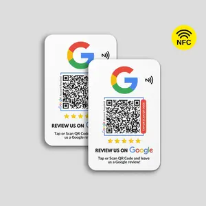 Impresión personalizada Google Reviews Pop Up Card Google Review Card Nfc 213 215 216 Google Card Review