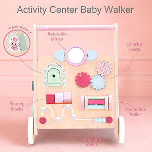 Light Weight Baby 5 Months <strong>Walker</strong> on Wheels the Newest Baby Push <strong>Walker</strong> 3 in 1 <strong>Pink</strong> Stroller for Baby Girl - Product Image 4