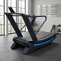 Tapis de marche commercial non motorisé en acier à gravité, charge maximale 180 kg, résistance magnétique à 8 niveaux, tapis de marche manuel