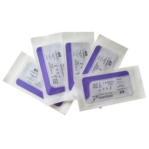 Sutura Quirúrgica Absorbible USP2 2/0 3/0 4/0 75cm PGLA910 PGA Vicryl Catgut con Aguja de Corte Redonda - Product Image 5