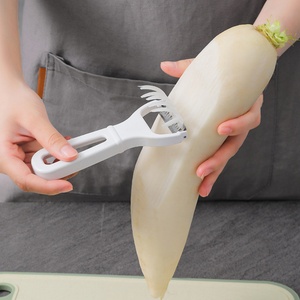 Râpe à légumes, éplucheur de pommes de terre, couteau à éplucher les fruits (melon, canne à sucre), multifonctionnel en acier inoxydable - Product Image 5