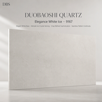 Grande dalle de quartz blanc, 15-30 mm, moderne pour intérieur, CE ISO, directement de l'usine, comptoir de salle de bain d'hôtel, dessus de table, sur mesure