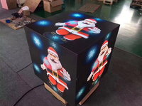 Nouveau design polychrome HD P5 publicité LED Display vidéo mur style cube