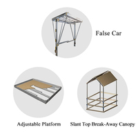 Chariot suspendu pour l'installation d'ascenseurs, plateforme suspendue pour la construction dans le gaine d'ascenseur