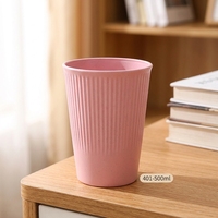 Vaso de Plástico para Beber de 401-500 ml, Taza Nórdica de PP con Diseño Moteado, Taza de Café Reutilizable al por Mayor