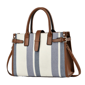 Bolso Tote Casual Duradero y Colorido para Mujer, de Cuero PU, con Hebilla Grande y Decoración de Letras, Impermeable - Product Image 1