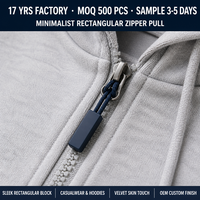 Tirette de fermeture éclair en TPU écologique et ergonomique de 42 mm avec cordon robuste pour vêtements d'hiver, vestes de ski, pantalons de neige et manteaux