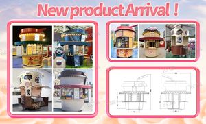 Quiosco Exterior OEM para Jugos y Frutas, Camión de Comida Móvil con Forma de Naranja, Remolque de Comida con Cocina Completa, Carrito de Postres, Quiosco de Café - Product Image 2