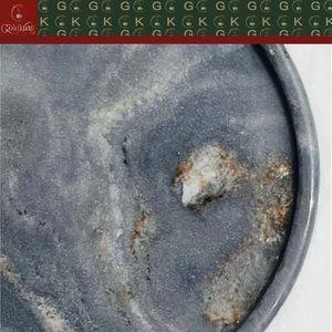 Plateau rond en marbre de sable bleu naturel GOLDKING, coupe de précision, poli à plusieurs étapes, fonctionnel pour les chambres de villa et les boutiques - Product Image 3