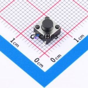 BTS0D0030DBG00 Tactile Switch SMD-4P,6x6mm Switch Round Button 1N Vertical Mount 6mm - Product Image 1