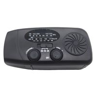 Radio Darurat Portabel AM/FM/WB Generator Tenaga Surya Engkol Tangan Power Bank Alarm SOS Senter