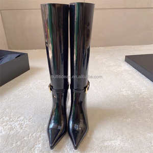 รองเท้าหนังลูกวัวสำหรับผู้หญิงรองเท้าหนังเคลือบ - Product Image 5