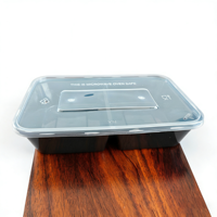 Conteneur alimentaire compartimenté 500ml 650ml 750ml 1000ml